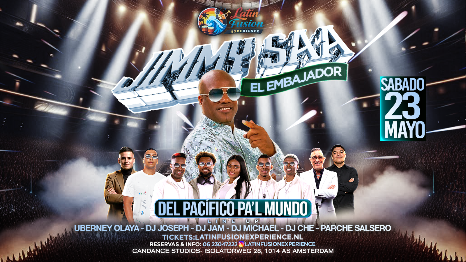 concierto con jimmy saa